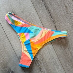 Wild Fable Multicolor Geometric Bikini Bottom
